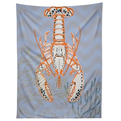 DESIGN d´annick Sea life lobster Neptunes joy Tapestry