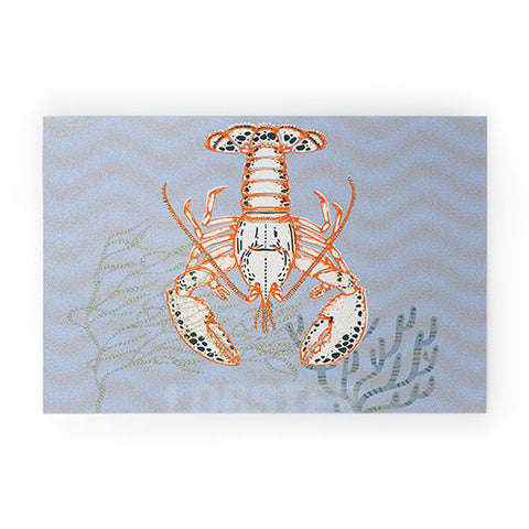 DESIGN dannick Sea life lobster Neptunes joy Welcome Mat
