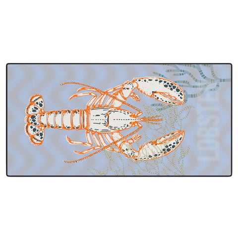 DESIGN dannick Sea life lobster Neptunes joy Desk Mat
