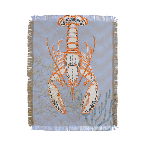 DESIGN d´annick Sea life lobster Neptunes joy Throw Blanket