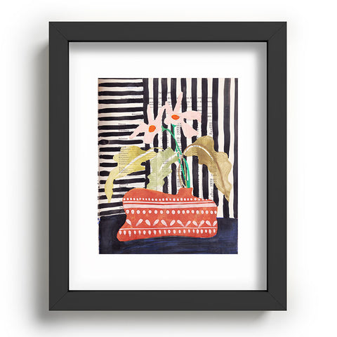 DESIGN dannick still life with a vase modern Recessed Framing Rectangle