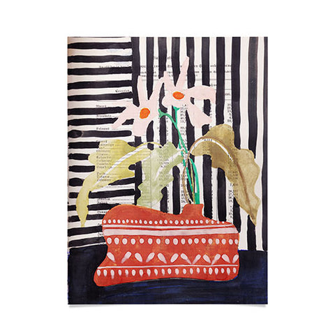 DESIGN dannick still life with a vase modern Poster