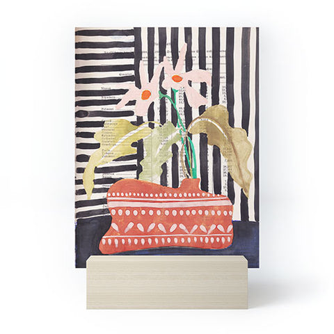 DESIGN d´annick still life with a vase modern Mini Art Print