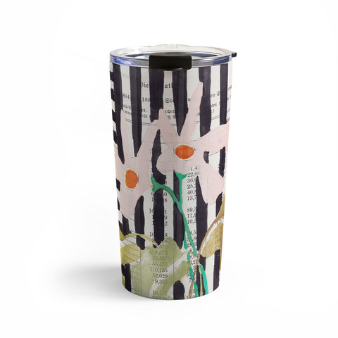 DESIGN dannick still life with a vase modern Travel Mug