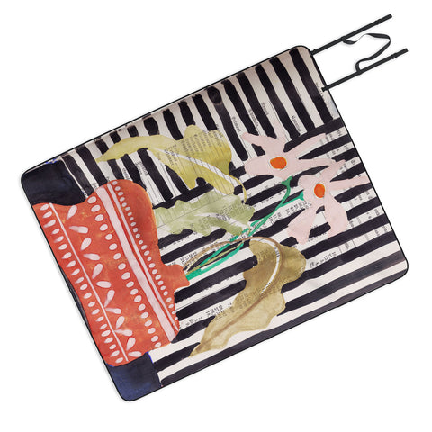 DESIGN dannick still life with a vase modern Picnic Blanket