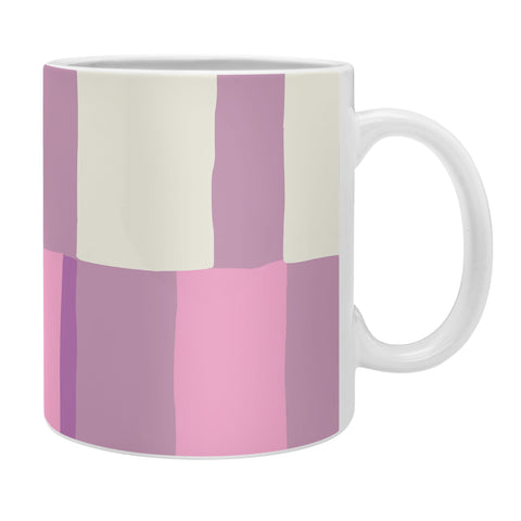 DESIGN dannick Summer check hand drawn purple Coffee Mug