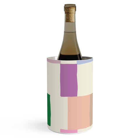 DESIGN dannick Summer check hand drawn Wine Chiller