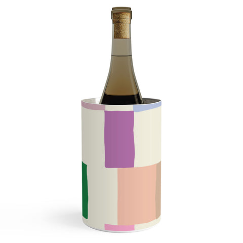 DESIGN d´annick Summer check hand drawn Wine Chiller