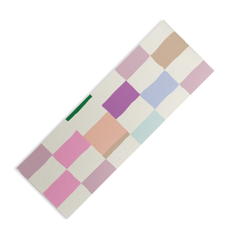 DESIGN dannick Summer check hand drawn Yoga Mat