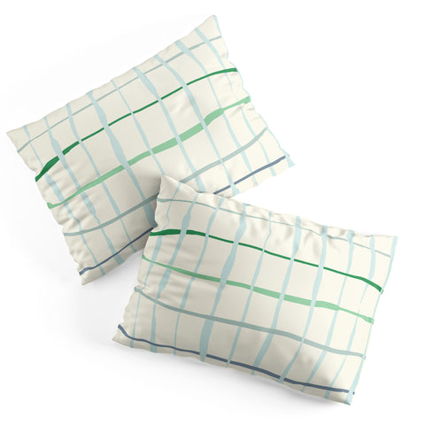 DESIGN dannick Summer lines mint Pillow Shams