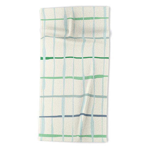 DESIGN d´annick Summer lines mint Beach Towel