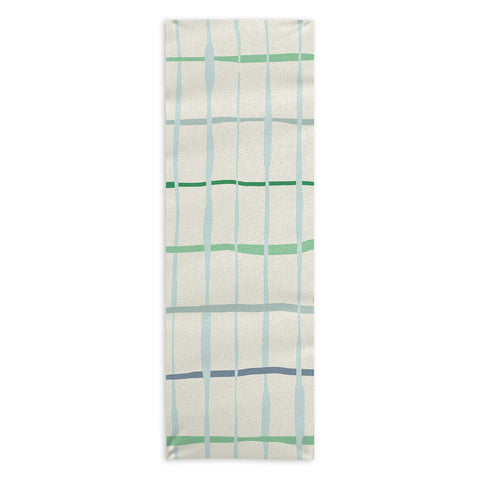 DESIGN dannick Summer lines mint Yoga Towel