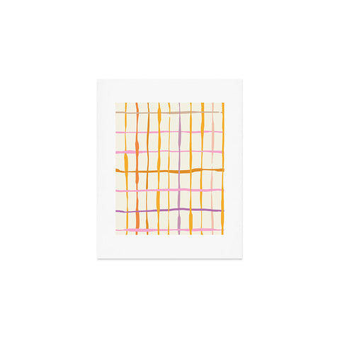 DESIGN d´annick Summer lines orange Art Print