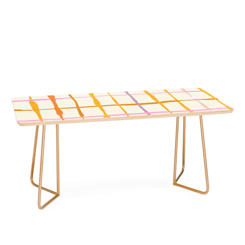 DESIGN dannick Summer lines orange Coffee Table