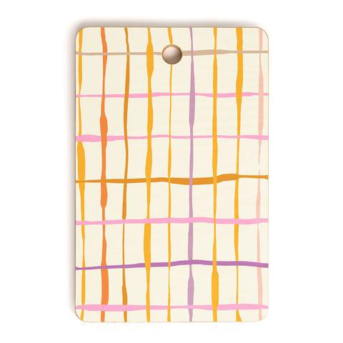 DESIGN d´annick Summer lines orange Cutting Board Rectangle