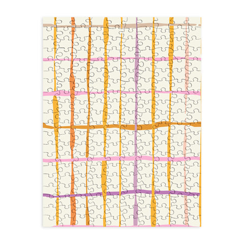 DESIGN dannick Summer lines orange Puzzle