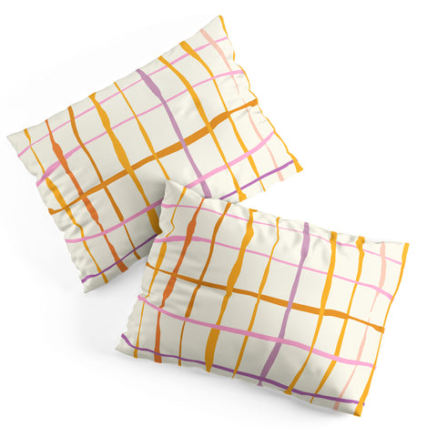 DESIGN d´annick Summer lines orange Pillow Shams