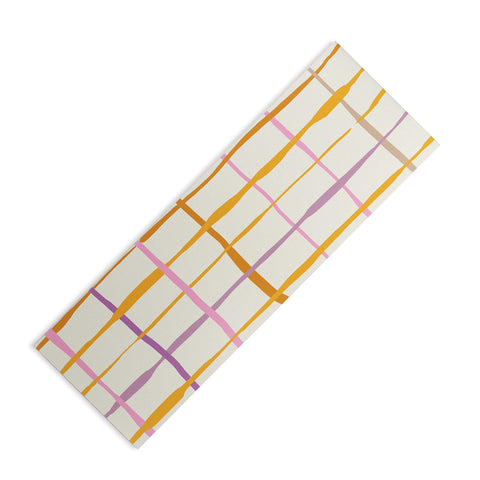 DESIGN dannick Summer lines orange Yoga Mat