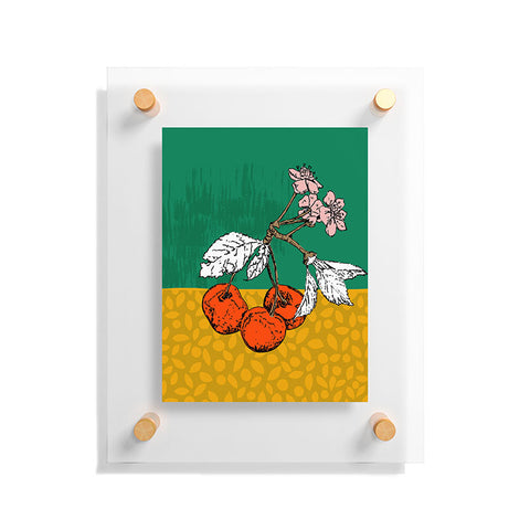 DESIGN dannick Super fruits Cherry Floating Acrylic Print