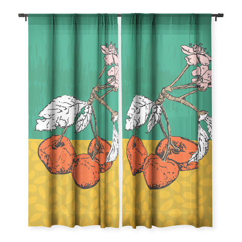 DESIGN dannick Super fruits Cherry Sheer Non Repeat