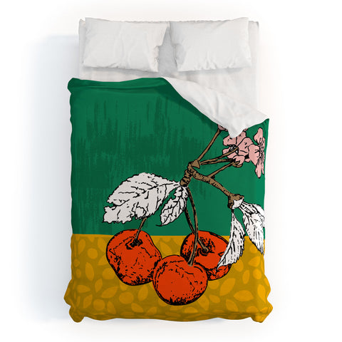 DESIGN dannick Super fruits Cherry Duvet Cover