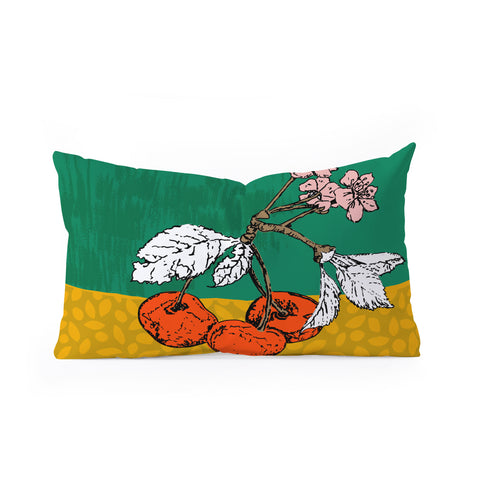 DESIGN dannick Super fruits Cherry Oblong Throw Pillow