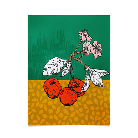 DESIGN dannick Super fruits Cherry Poster