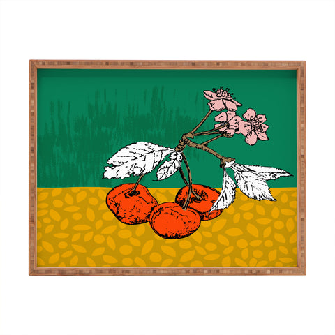 DESIGN dannick Super fruits Cherry Rectangular Tray