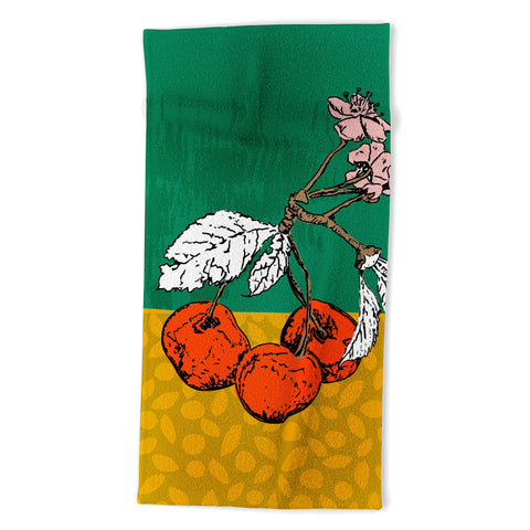 DESIGN dannick Super fruits Cherry Beach Towel