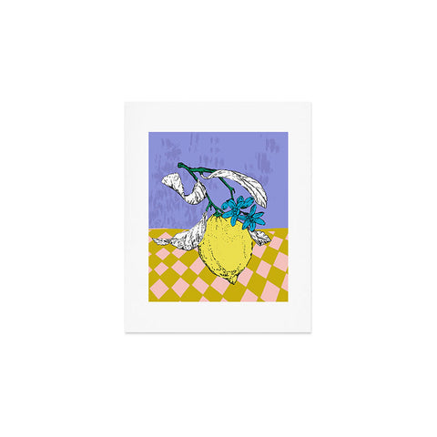 DESIGN dannick Super fruits Lemon Art Print