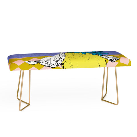 DESIGN dannick Super fruits Lemon Bench