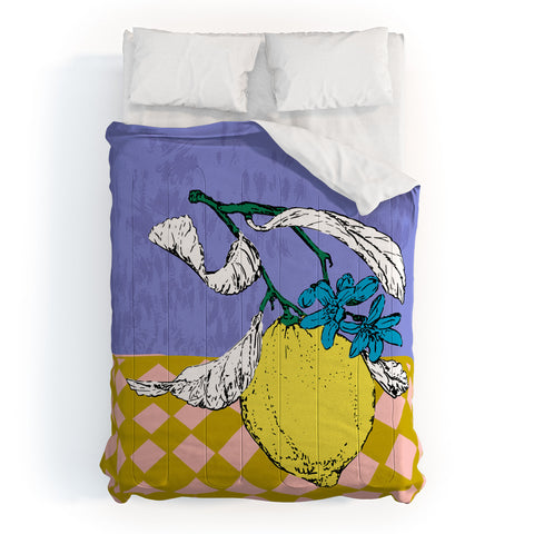 DESIGN dannick Super fruits Lemon Comforter