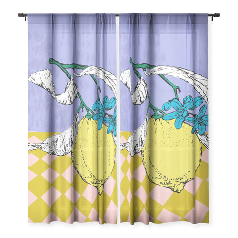 DESIGN dannick Super fruits Lemon Sheer Non Repeat