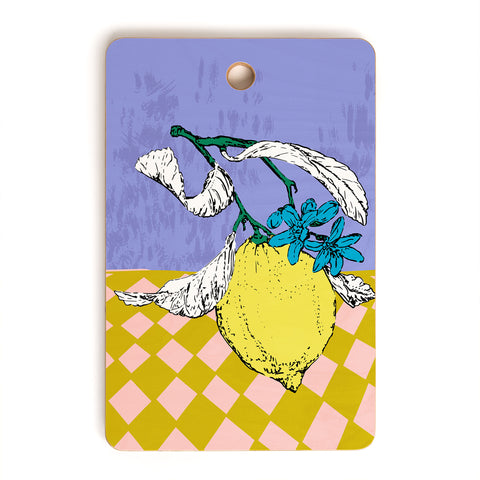 DESIGN dannick Super fruits Lemon Cutting Board Rectangle