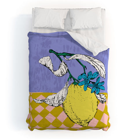 DESIGN dannick Super fruits Lemon Duvet Cover