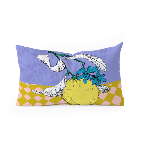 DESIGN dannick Super fruits Lemon Oblong Throw Pillow
