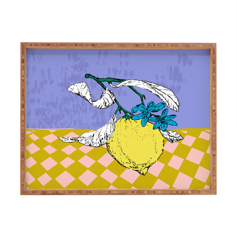 DESIGN dannick Super fruits Lemon Rectangular Tray