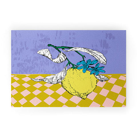 DESIGN dannick Super fruits Lemon Welcome Mat