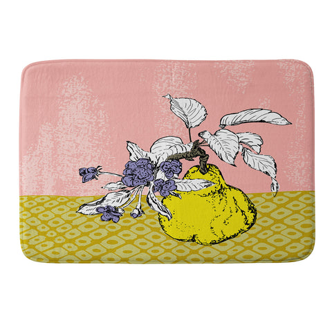 DESIGN dannick Super fruits Pear Memory Foam Bath Mat