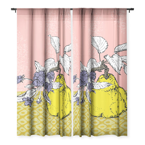 DESIGN dannick Super fruits Pear Sheer Non Repeat