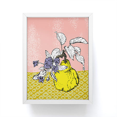 DESIGN d´annick Super fruits Pear Framed Mini Art Print