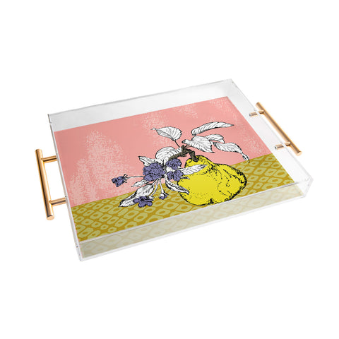 DESIGN dannick Super fruits Pear Acrylic Tray