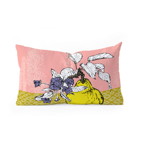 DESIGN dannick Super fruits Pear Oblong Throw Pillow