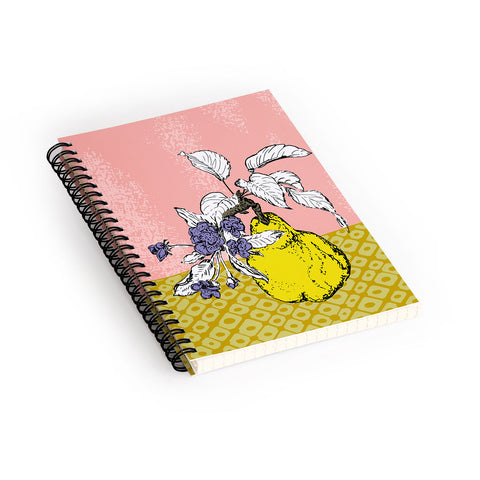 DESIGN dannick Super fruits Pear Spiral Notebook