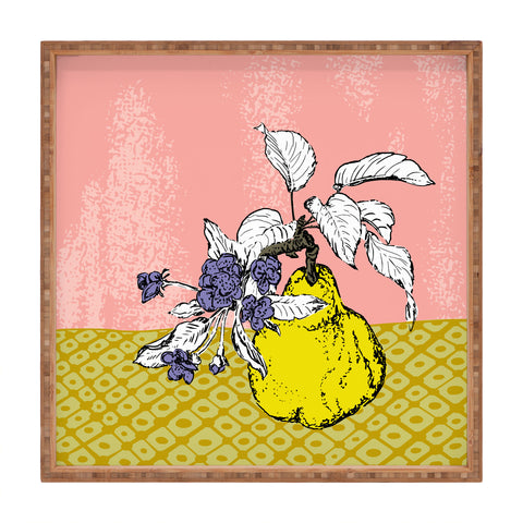 DESIGN dannick Super fruits Pear Square Tray