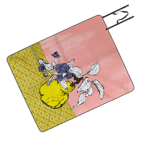 DESIGN dannick Super fruits Pear Picnic Blanket