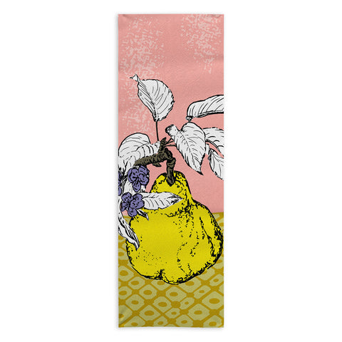 DESIGN dannick Super fruits Pear Yoga Towel