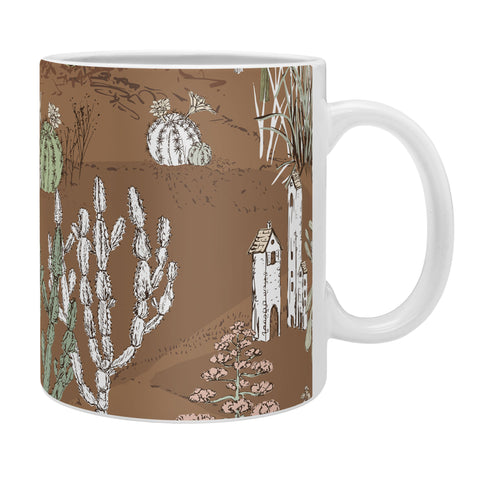 DESIGN d´annick whimsical cactus earthy landscape Coffee Mug