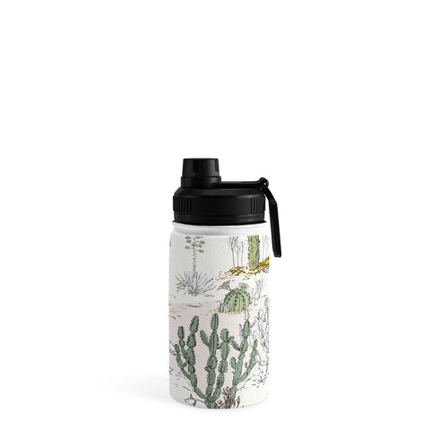 DESIGN dannick whimsical cactus landscape airy Water Bottle