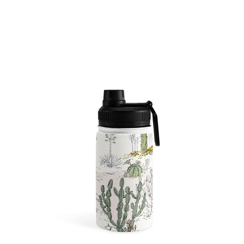 DESIGN d´annick whimsical cactus landscape airy Water Bottle